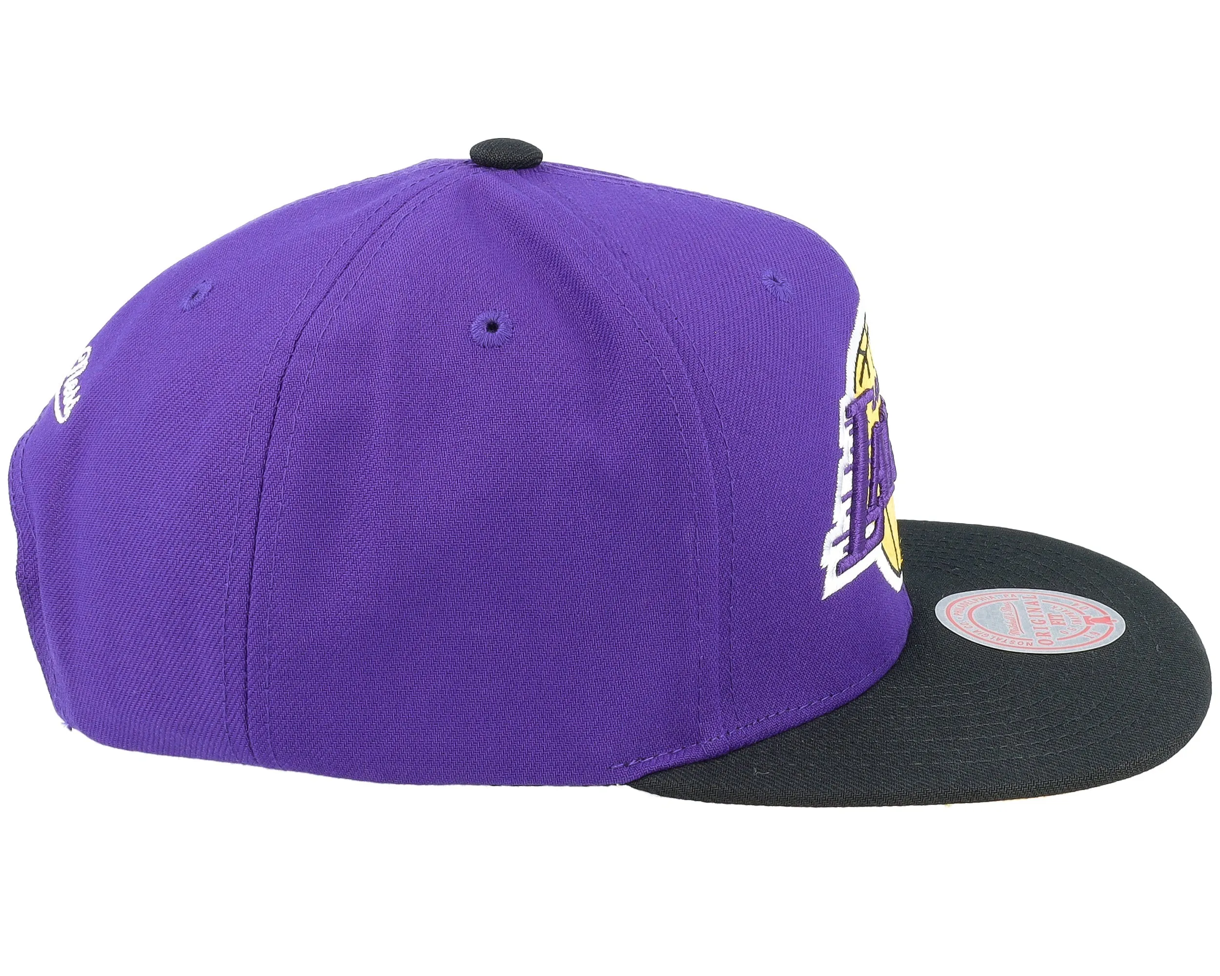 Mitchell & Ness Men's Nba Core Basic Snapback Lakers - Purple-Black sold by Zulily product image thumbnail 4