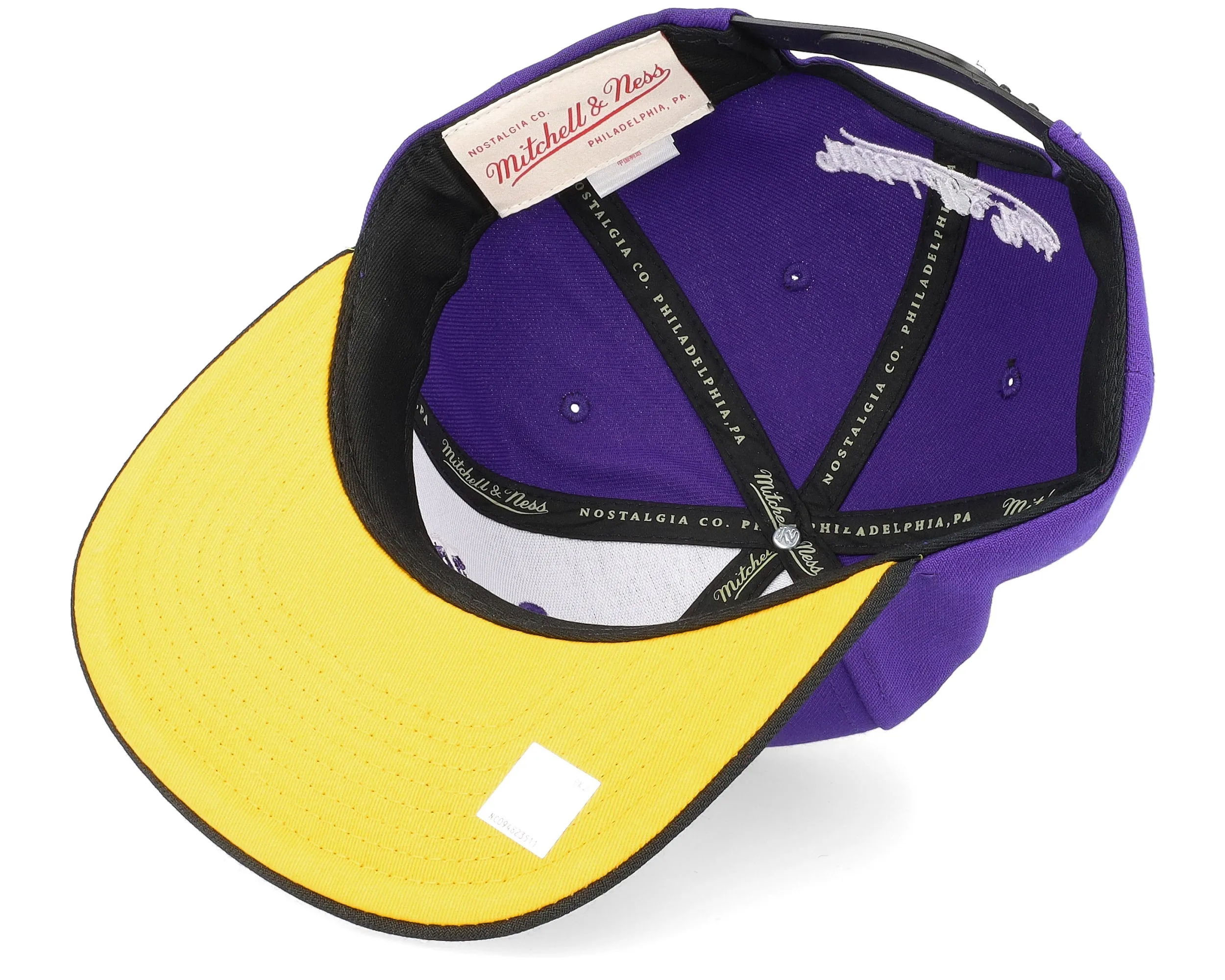 Mitchell & Ness Men's Nba Core Basic Snapback Lakers - Purple-Black sold by Zulily product image thumbnail 5