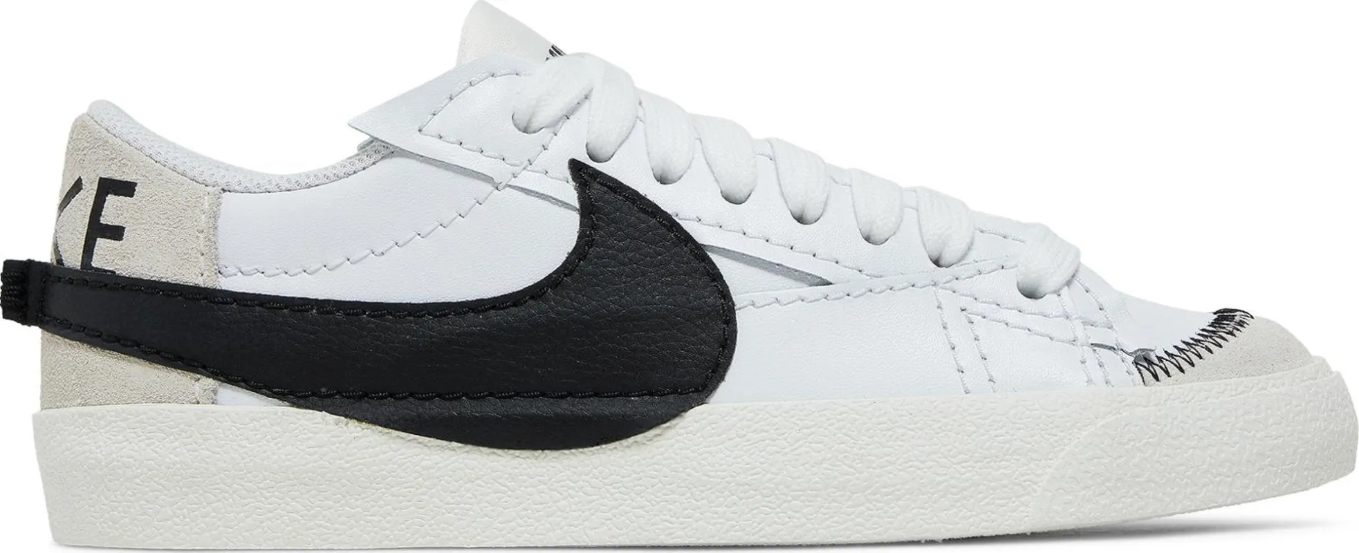 Nike Women's Blazer Low 77 Jumbo 'White Black Sail' (W) - Dq1470-101 sold by Zulily