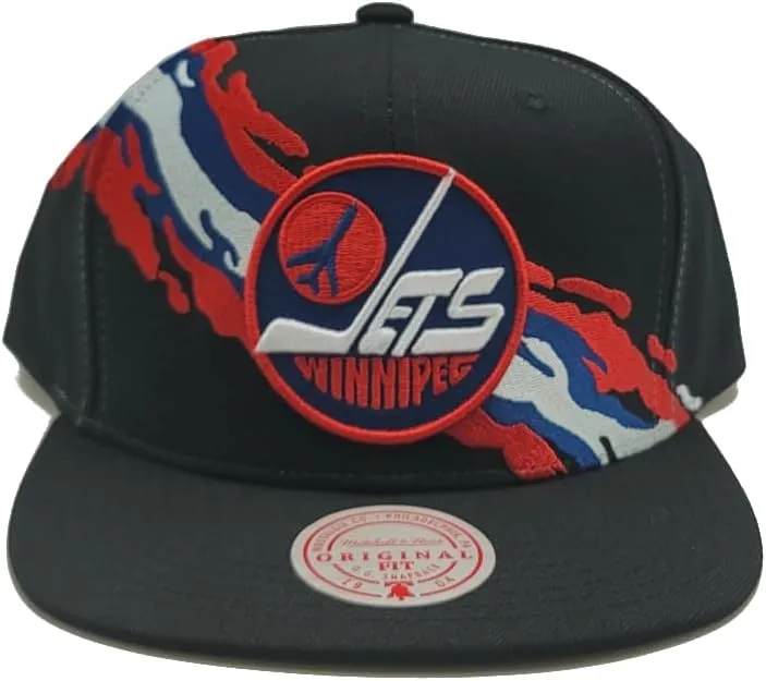 Mitchell & Ness Men's Nhl Vintage Paintbrush Snapback Jets - Black sold by Zulily product image thumbnail 2