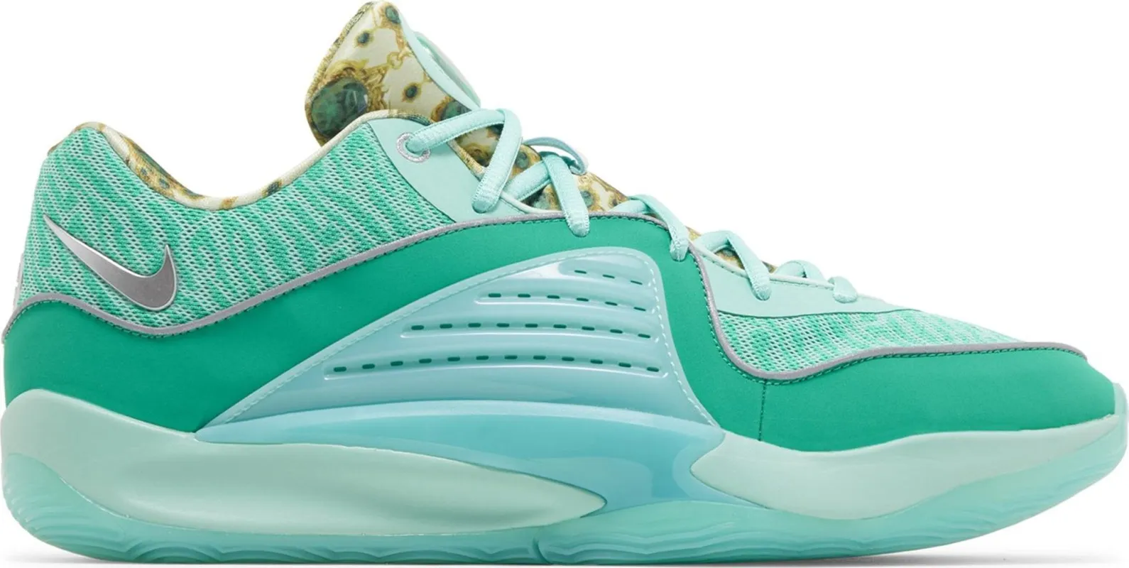 Nike Men's Kd16 "Wanda" - Mint Foam/Metallic Silver-Emerald Rise - Dv2917-301 made by Nike