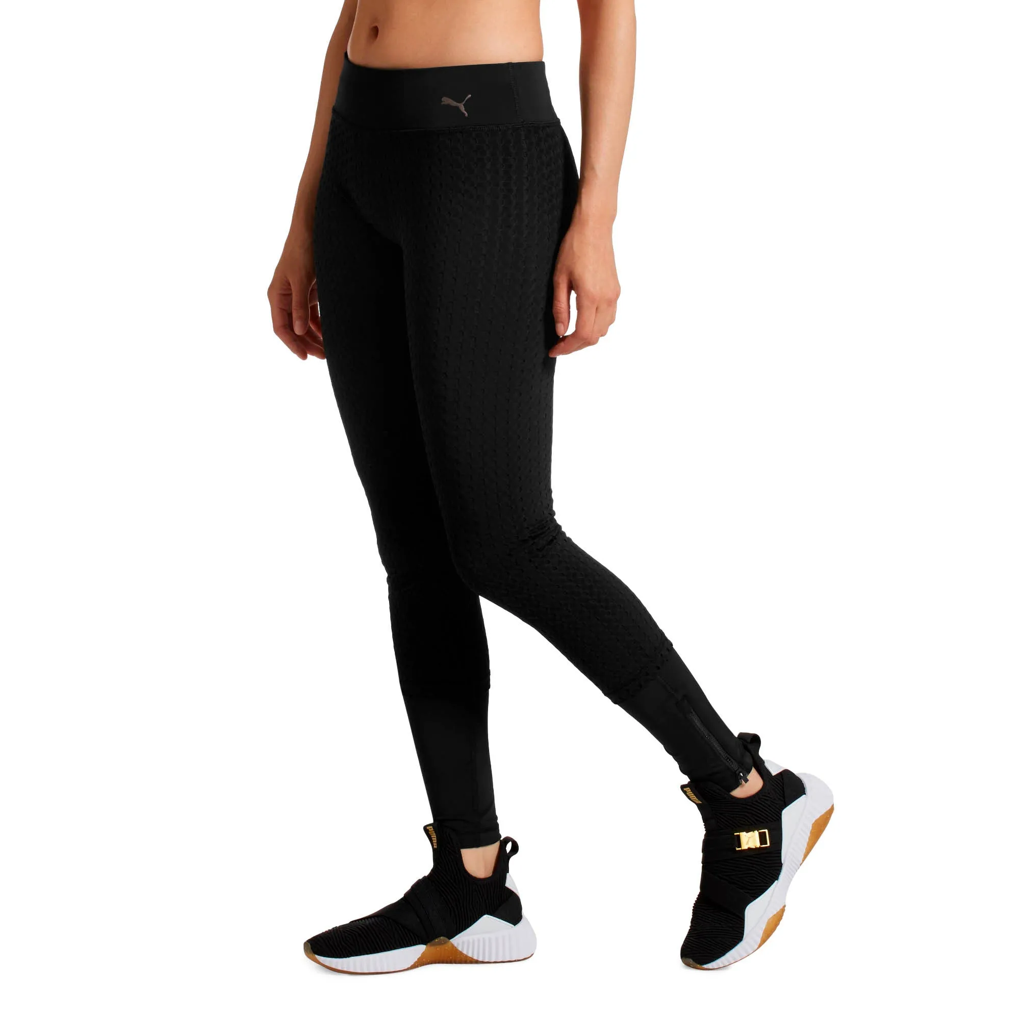 Puma Women's Luxe Mesh Tight - 517083-01 sold by Zulily