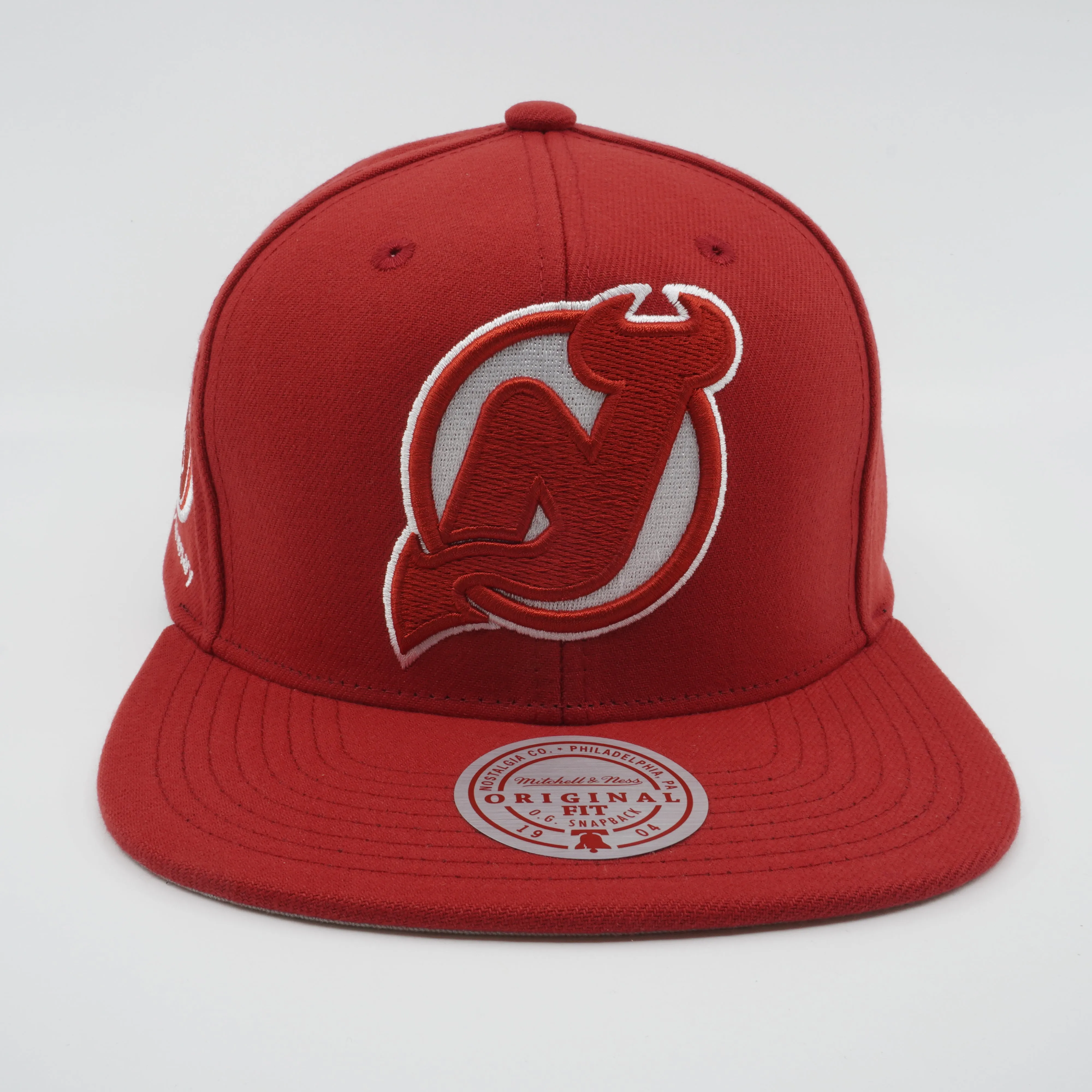 Mitchell & Ness Men's Nhl Back To Basics Snapback Devils - Red sold by Zulily product image thumbnail 2