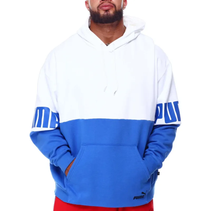 Puma Men's Power Colorblock Hoodie Fleece - 846795-75 sold by Zulily