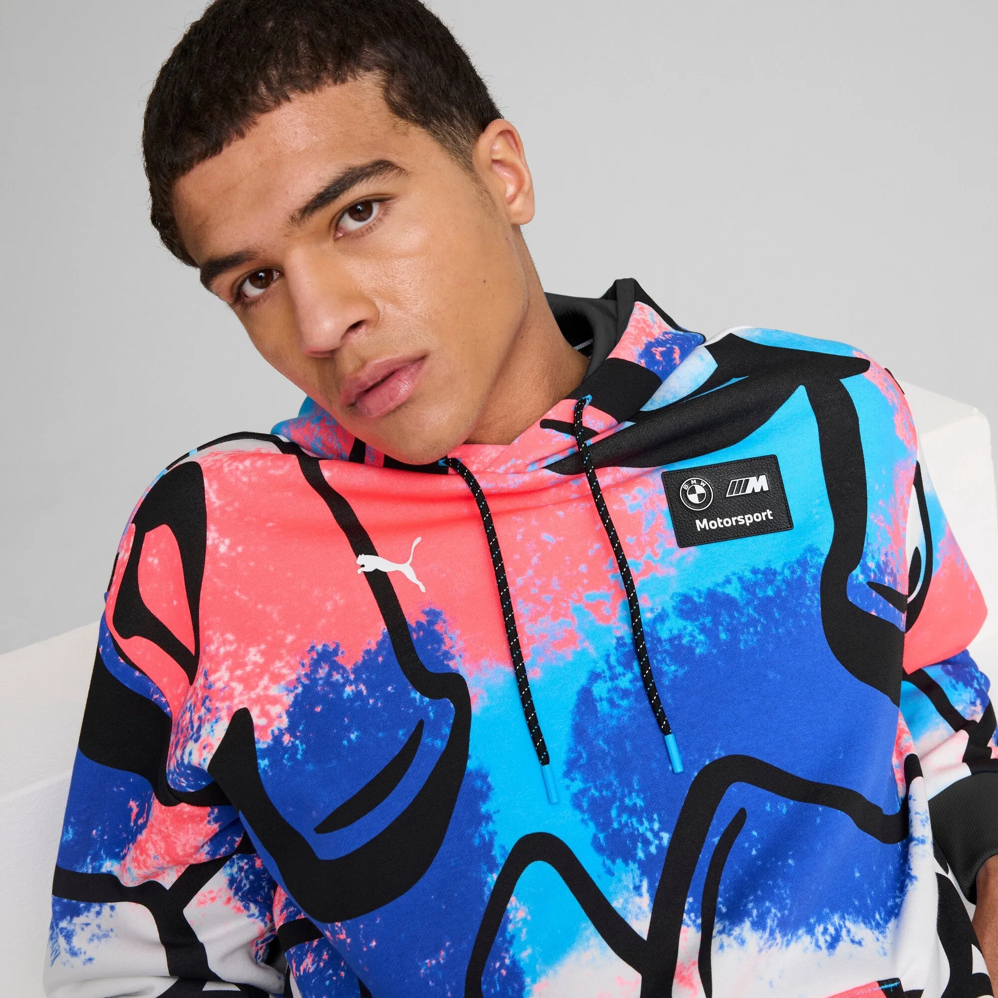 Puma Men's Bmw Motorsport Neon Energy Hoodie - 627279-10 sold by Zulily product image thumbnail 4