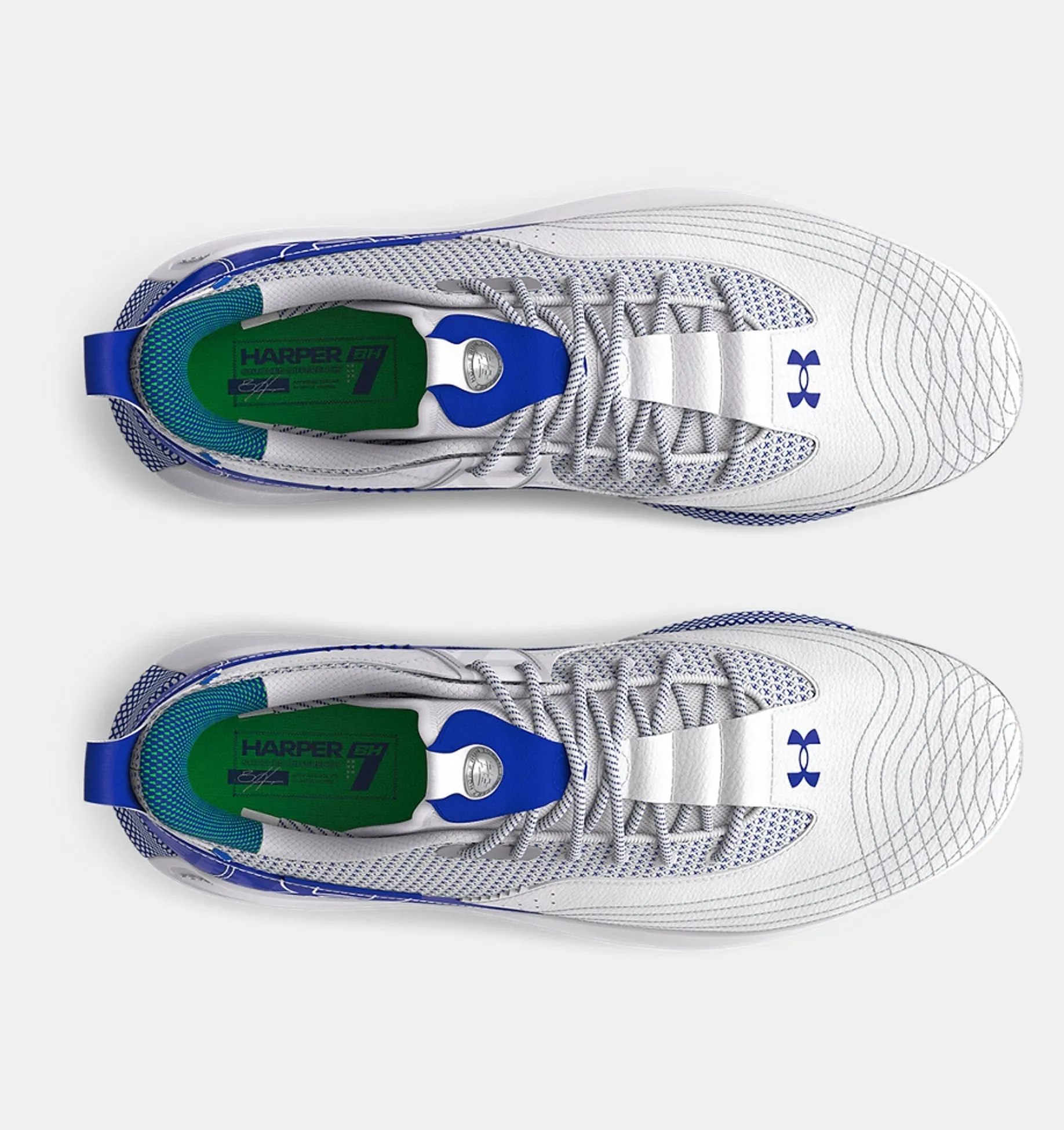 Under Armour Men's Harper 7 Low Elite Tpu 'Grey Royal' (No Lid) - 3025585-400 sold by Zulily product image thumbnail 4