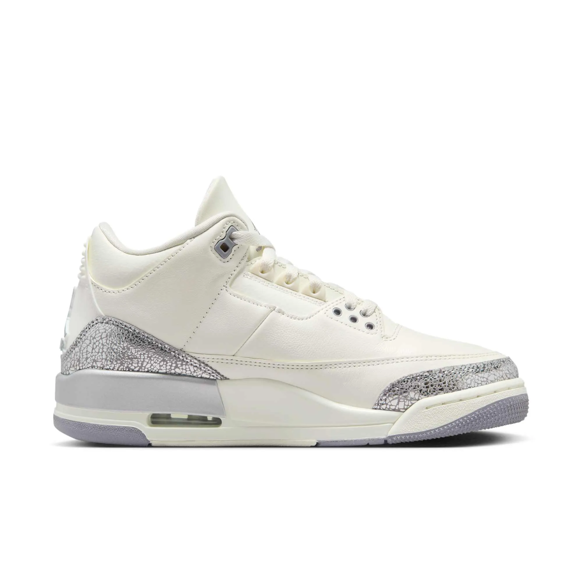 Air Jordan Women's Retro 3 'Sail Cement Grey ' - Ck9246-100 sold by Zulily product image thumbnail 3
