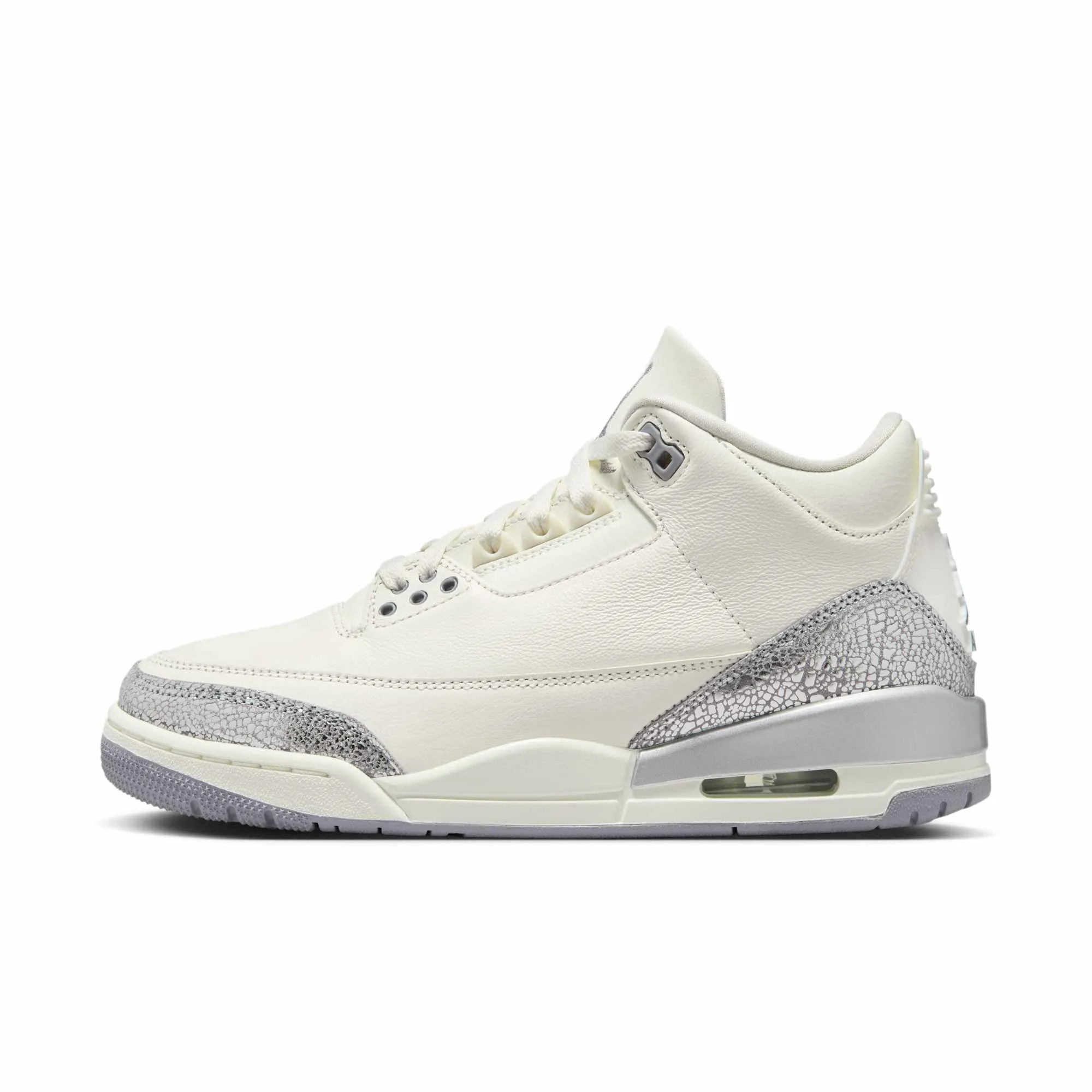 Air Jordan Women's Retro 3 'Sail Cement Grey ' - Ck9246-100 sold by Zulily