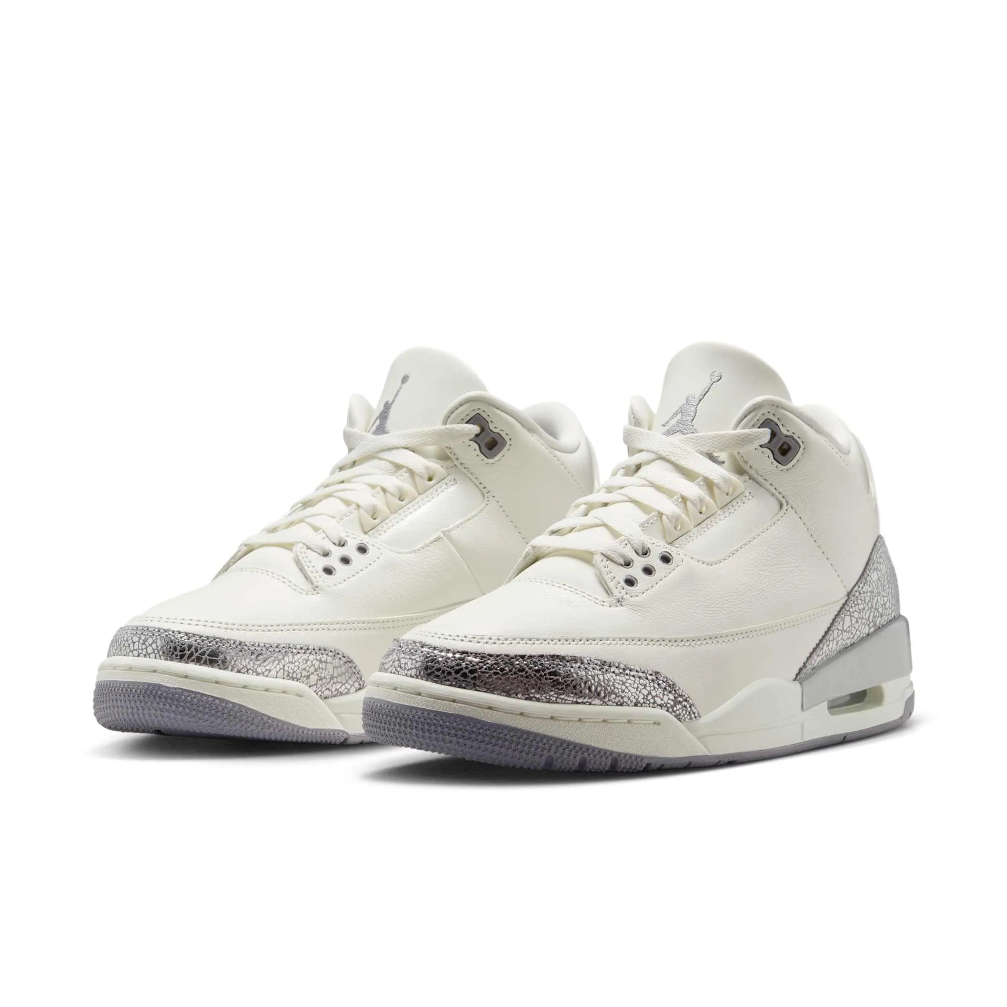 Air Jordan Women's Retro 3 'Sail Cement Grey ' - Ck9246-100 sold by Zulily product image thumbnail 2