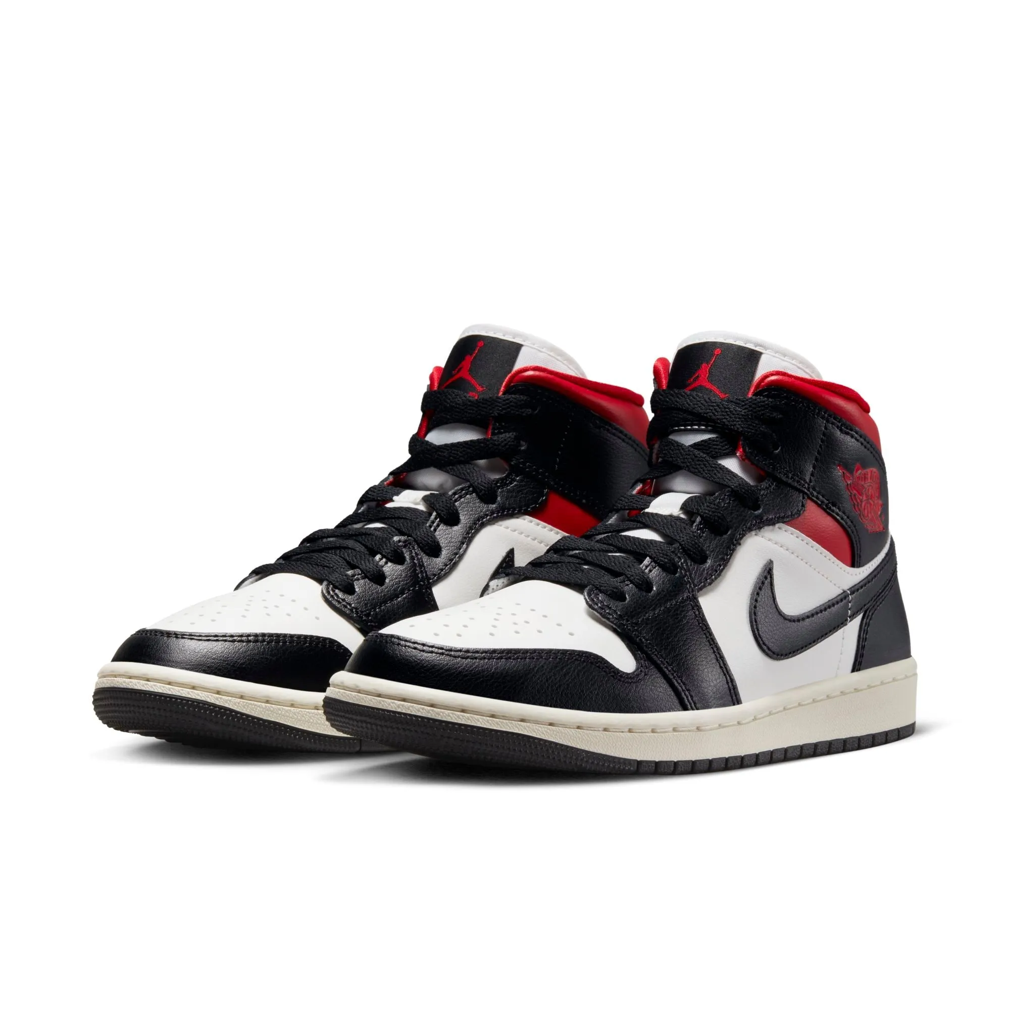 Air Jordan Women's Retro 1 Mid 'Gym Red Panda' - Bq6472-061 sold by Zulily product image thumbnail 4