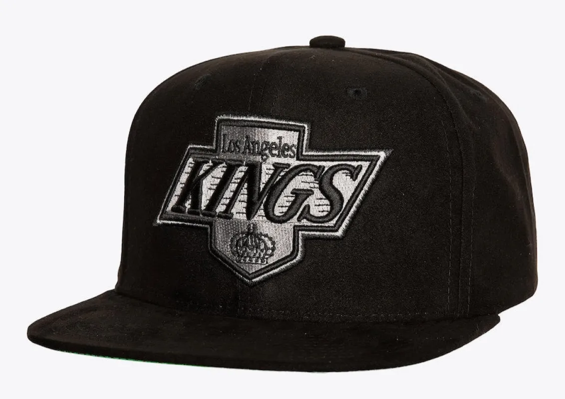 Mitchell & Ness Men's Nhl Sweet Suede Snapback Vntg Kings sold by Zulily