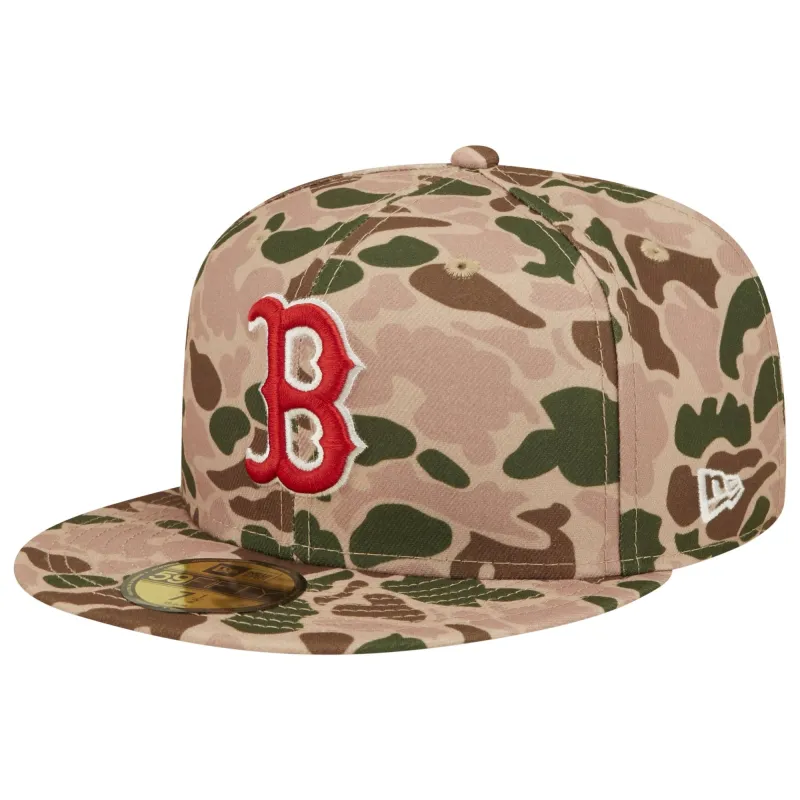 New Era Men's Mlb Boston Red Sox 5950 Duck Camo Ws04 Fitted - 60237938 sold by Zulily