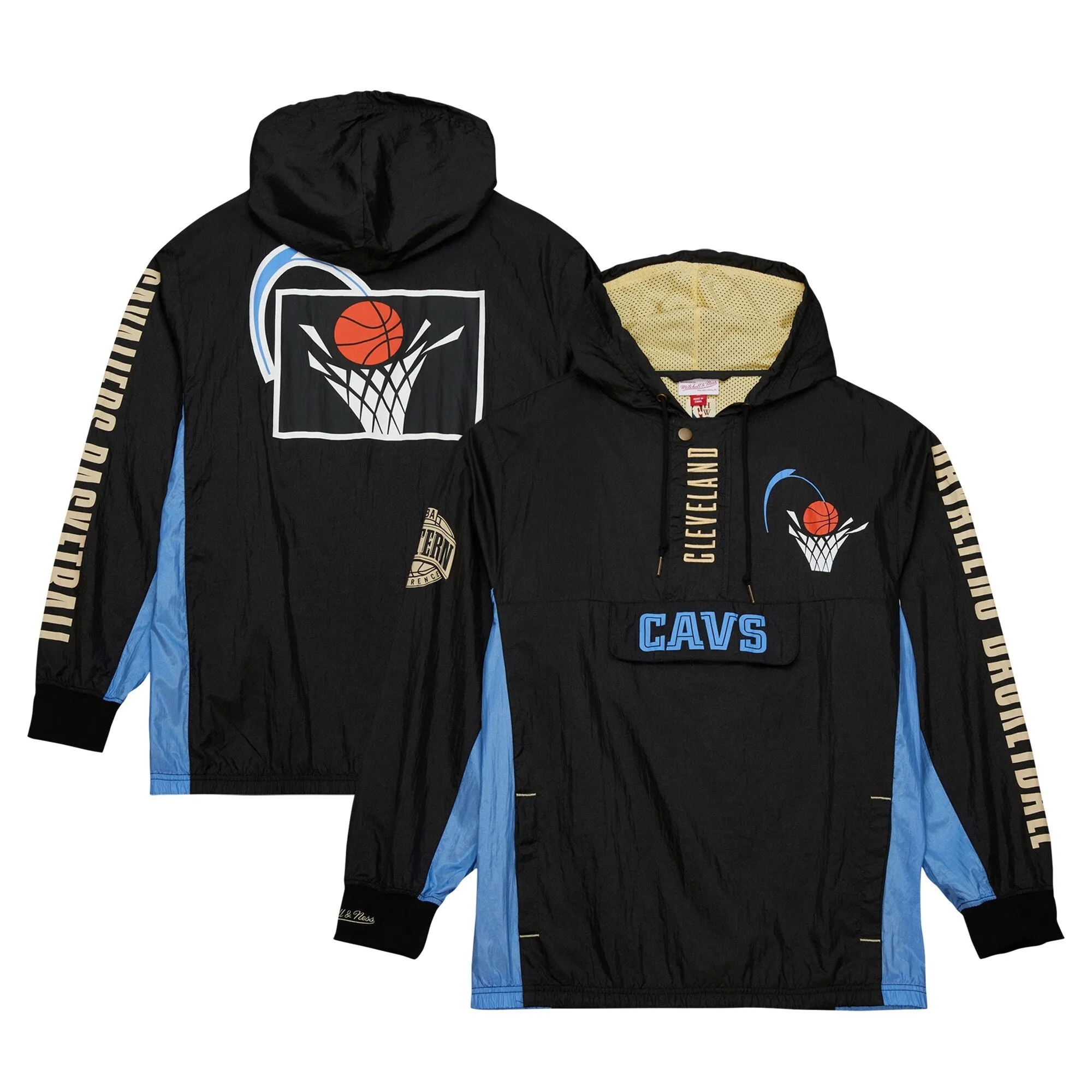 Mitchell & Ness Men's Nba Team Og 2.0 Anorak Windbreaker Vintage Logo Cavaliers sold by Zulily product image thumbnail 2