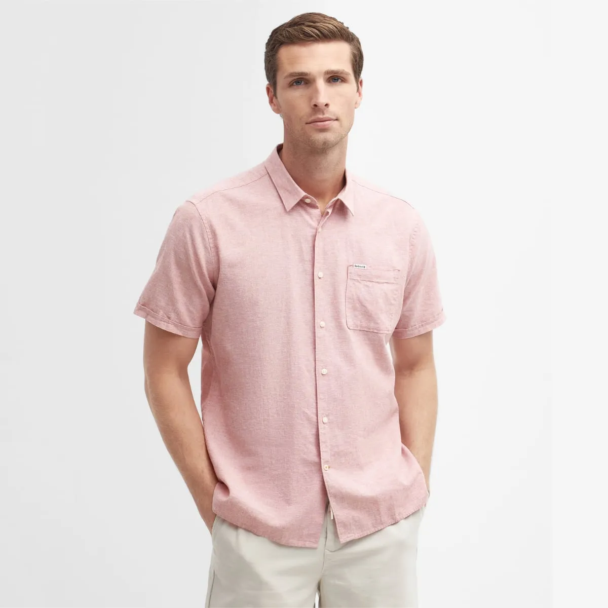Barbour Men's Regular Short Sleeve Summer Button Down Shirt - Msh5093Pi55 sold by Zulily product image thumbnail 2