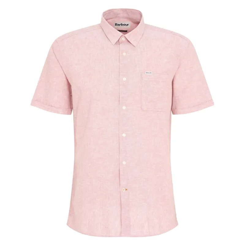 Barbour Men's Regular Short Sleeve Summer Button Down Shirt - Msh5093Pi55 made by Barbour