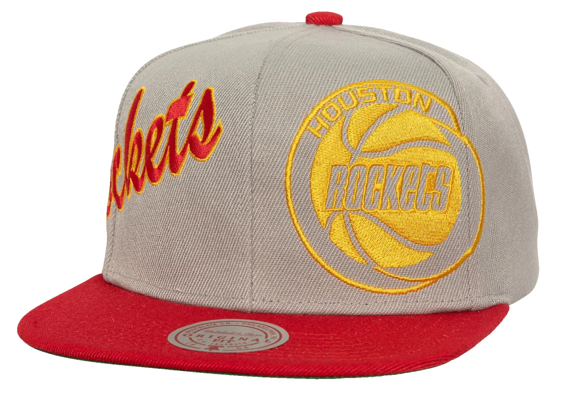 Mitchell & Ness Men's Nba Knock Out Panel Snapback Hwc Rockets - Hs8041-Hrogrey sold by Zulily