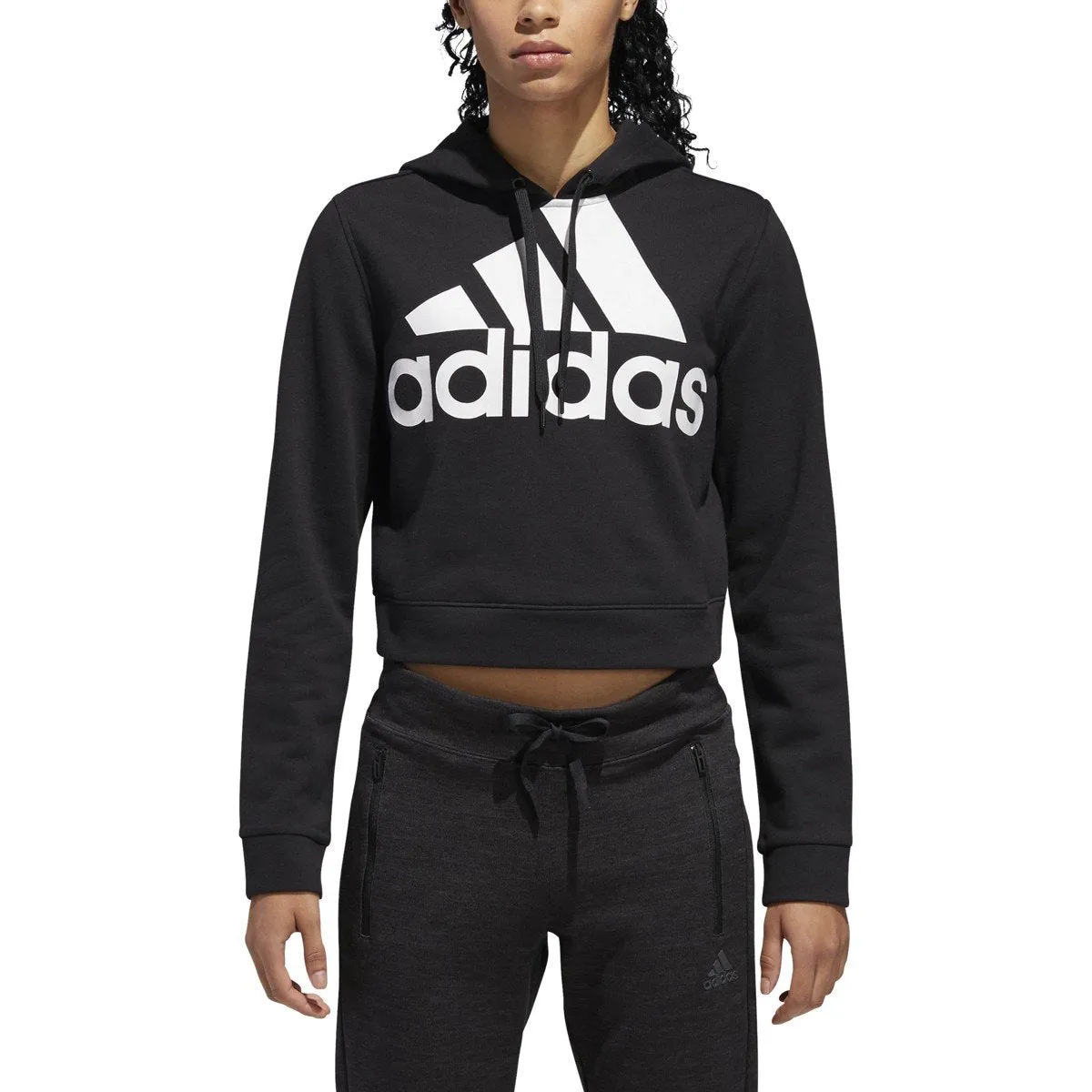 adidas Women's Badge Of Sport Crop Hoodie - Du5261 sold by Zulily