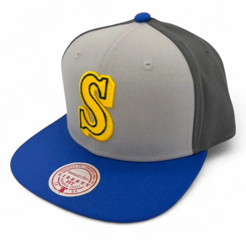 Mitchell & Ness Men's Mlb Triple Play Liberty Snapback Coop Mariners sold by Zulily