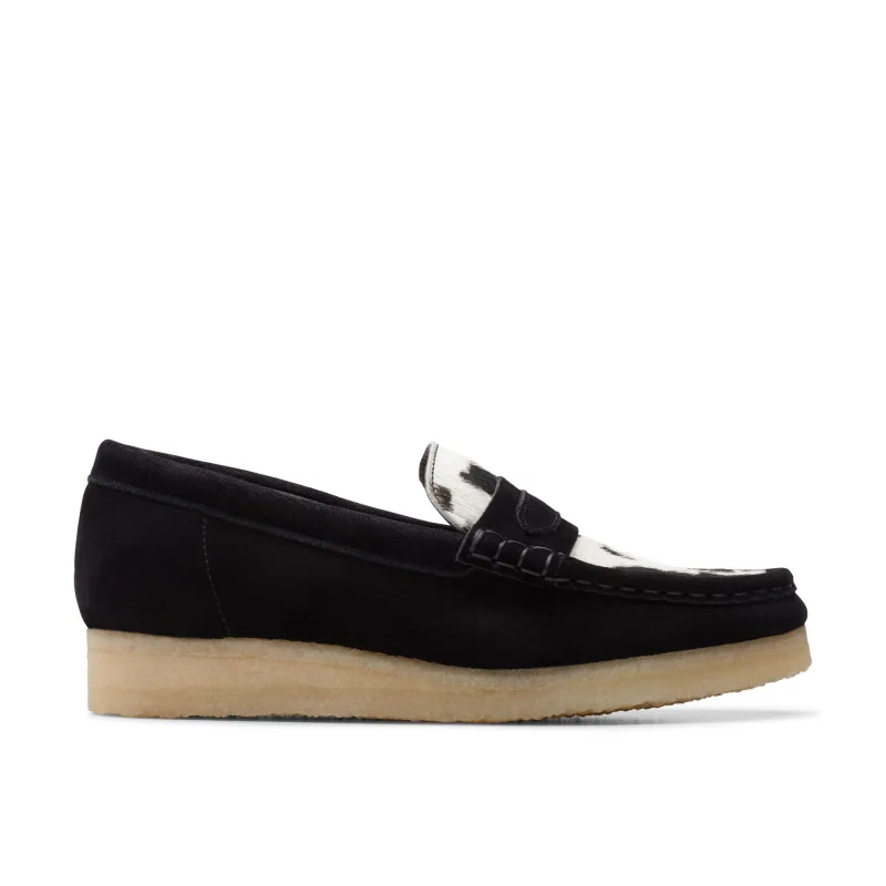 Clarks Women's Wallabee Loafer Cow Print Hairon sold by Zulily