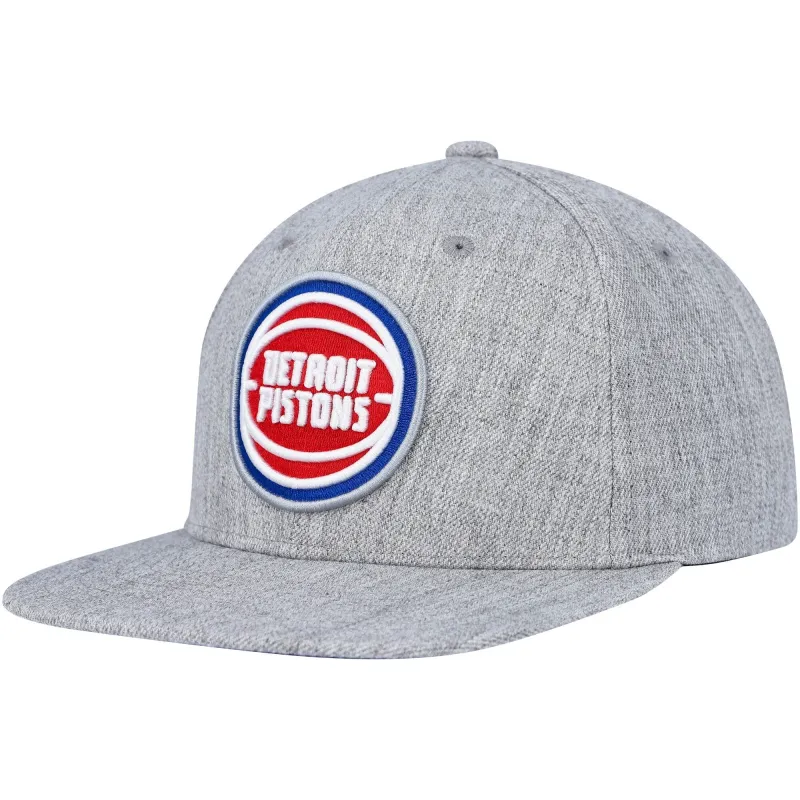 Mitchell & Ness Men's Nba Team Heather 2.0 Snapback Pistons - Grey Heather sold by Zulily