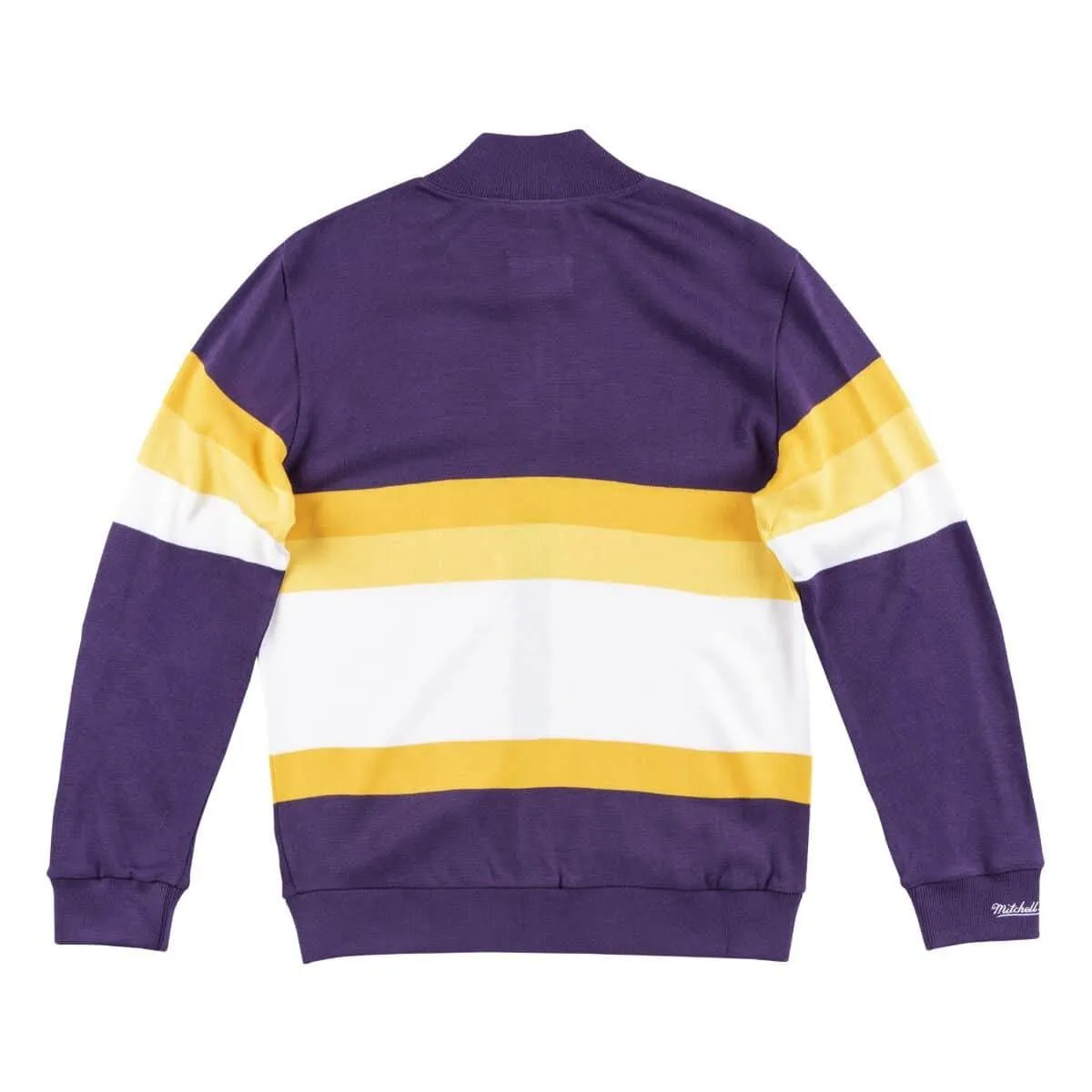 Mitchell & Ness Men's Nba Front Stripe Full Zip Sweater Los Angeles Lakers sold by Zulily product image thumbnail 2