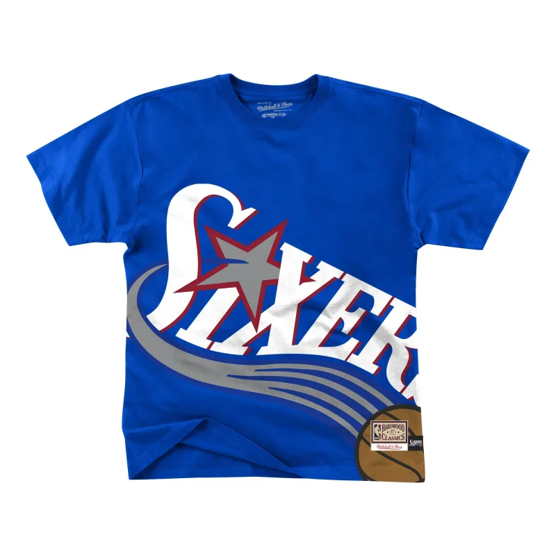 Mitchell & Ness Men's Nba Big Face Short Sleeve Tee Philadelphia 76Ers sold by Zulily
