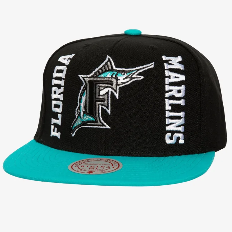 Mitchell & Ness Men's Mlb Banners Up Snapback Coop Marlins sold by Zulily