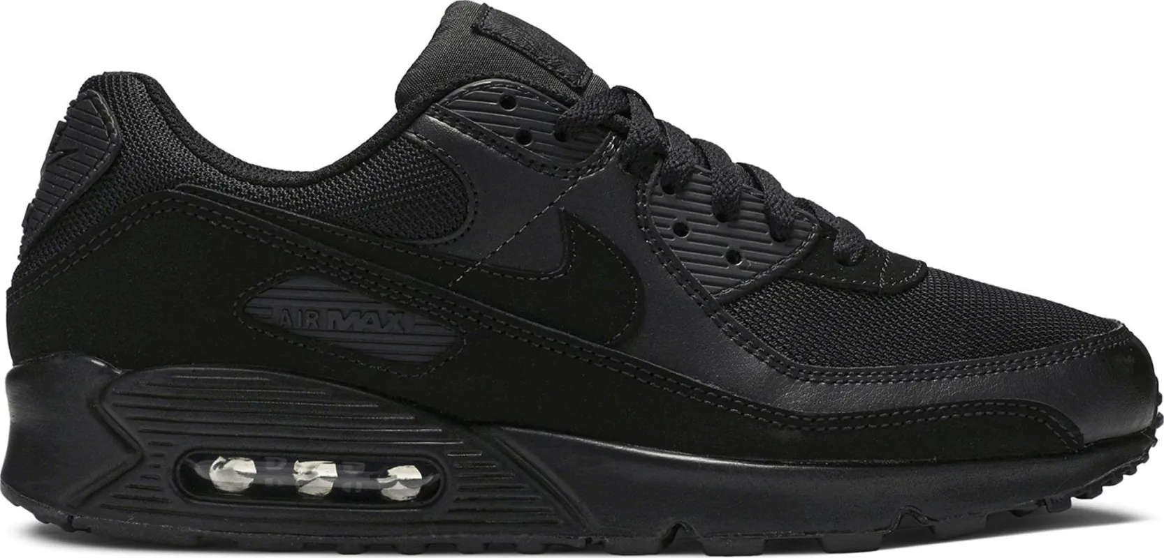Nike Men's Air Max 90 'Recraft Triple Black' - Cn8490-003 sold by Zulily
