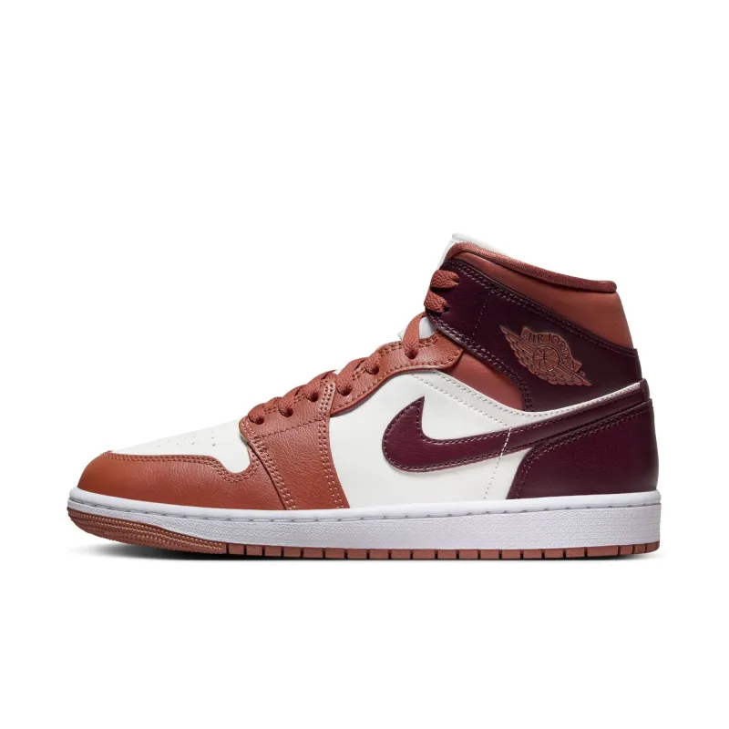 Air Jordan Women's Retro 1 Mid 'Dusty Peach (W)' - Bq6472-200 sold by Zulily