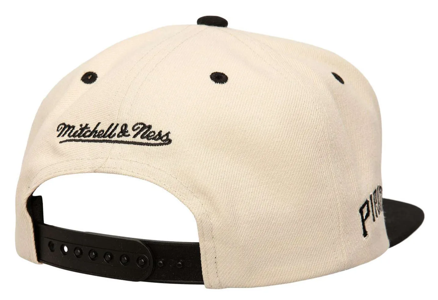 Mitchell & Ness Men's Mlb Evergreen Cream Black Snapback Pirates - Hs9558-Ppiofwh sold by Zulily product image thumbnail 2