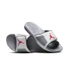 Air Jordan Men's Hydro Iii 'Summit White Cement Grey Black Fire Red' - 854556-101 sold by Zulily