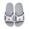 Air Jordan Men's Hydro Iii 'Summit White Cement Grey Black Fire Red' - 854556-101 sold by Zulily