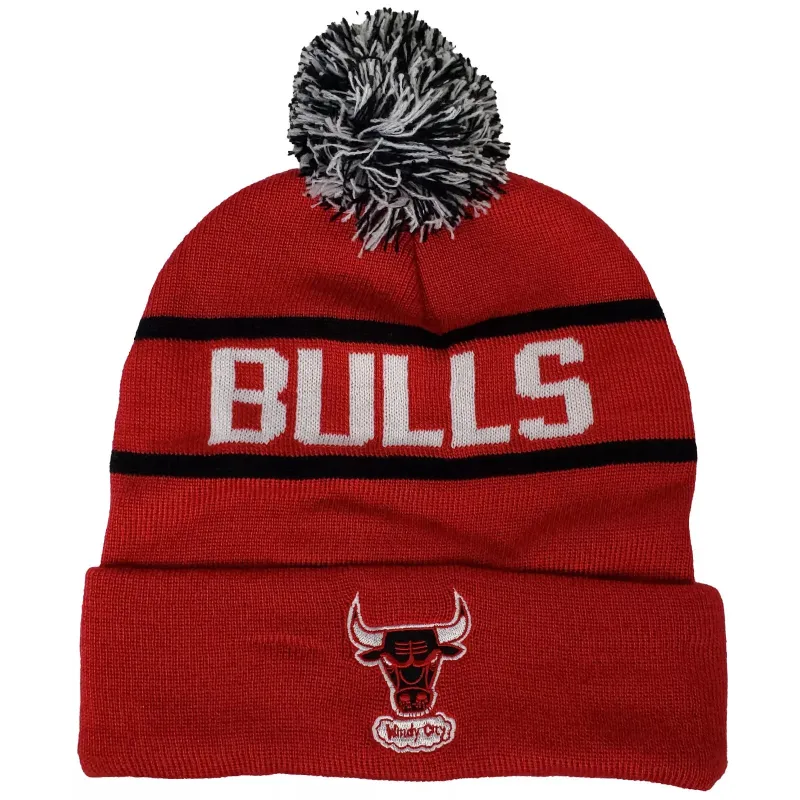 Mitchell & Ness Men's Nba Reload Pom Knit Beanie Bulls sold by Zulily