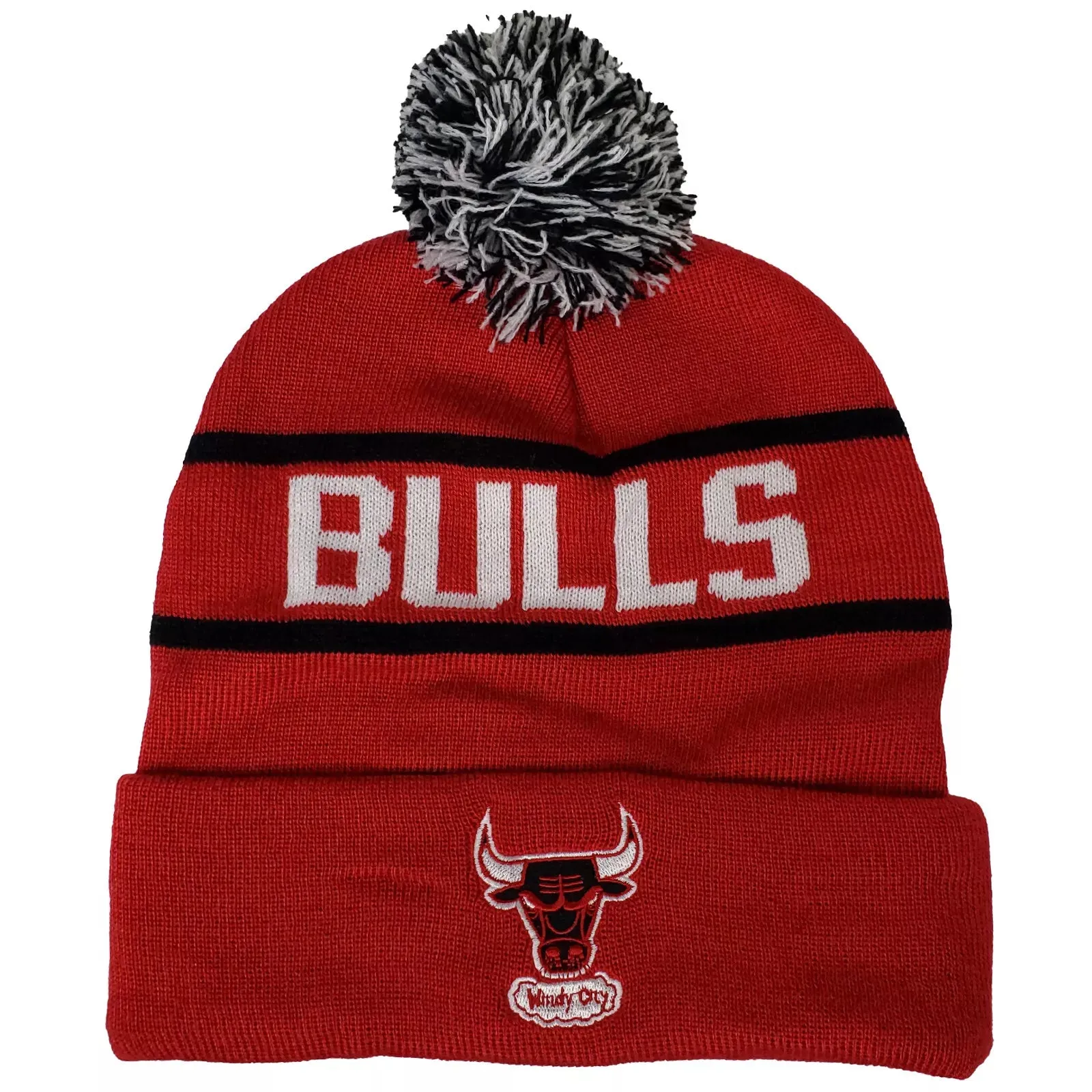 Mitchell & Ness Men's Nba Reload Pom Knit Beanie Bulls sold by Zulily