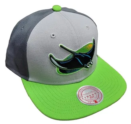Mitchell & Ness Men's Mlb Triple Play Liberty Snapback Coop Rays sold by Zulily