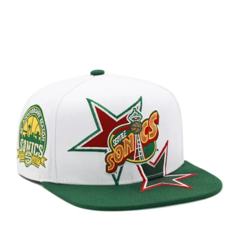 Mitchell & Ness Men's Nba All Starz Snapback Hwc Supersonics sold by Zulily