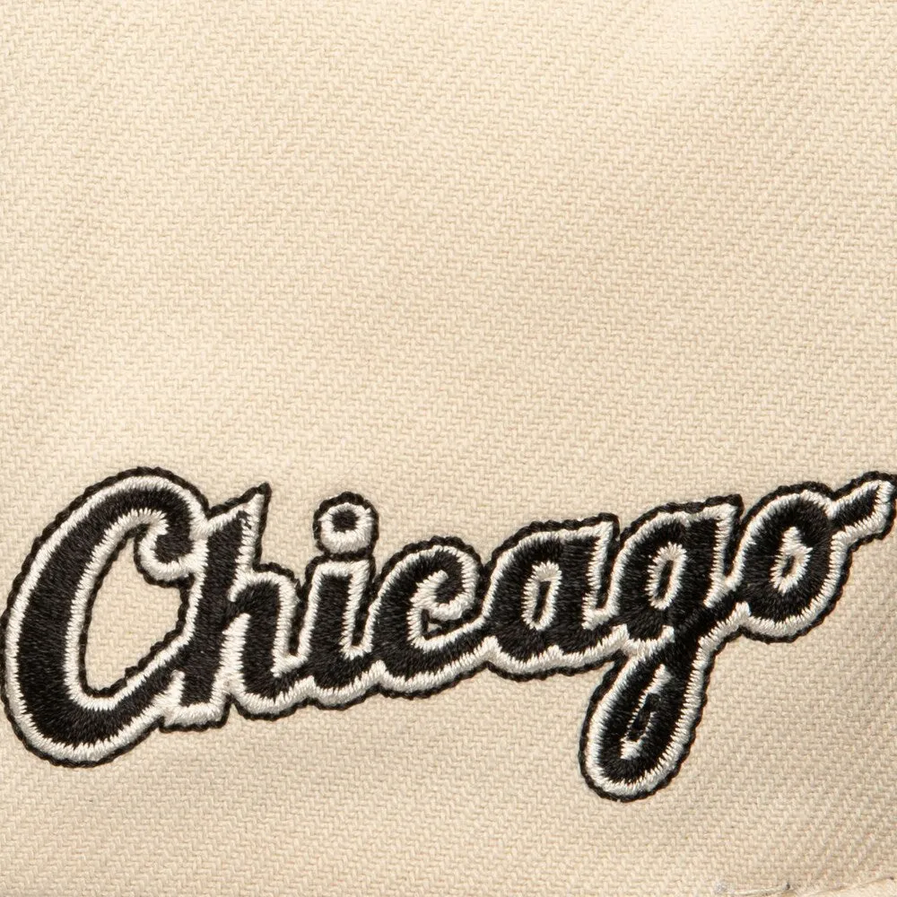Mitchell & Ness Men's Mlb Evergreen Cream Black Snapback White Sox sold by Zulily product image thumbnail 3