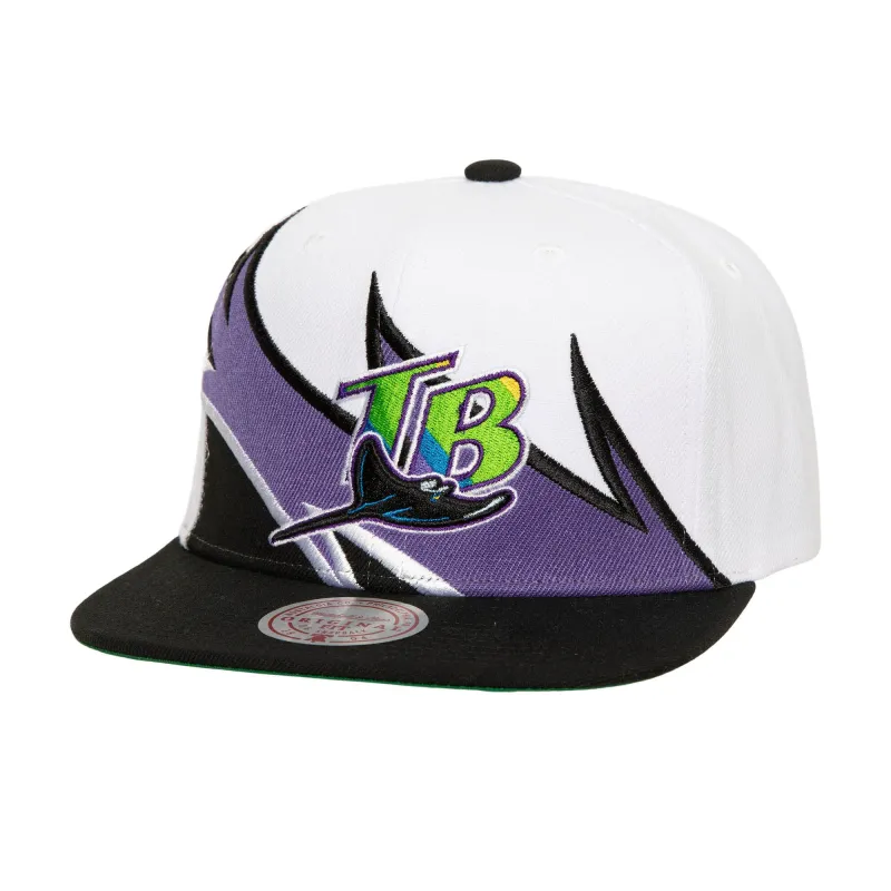 Mitchell & Ness Men's Mlb Waverunner Snapback Coop Rays - White made by Mitchell & Ness