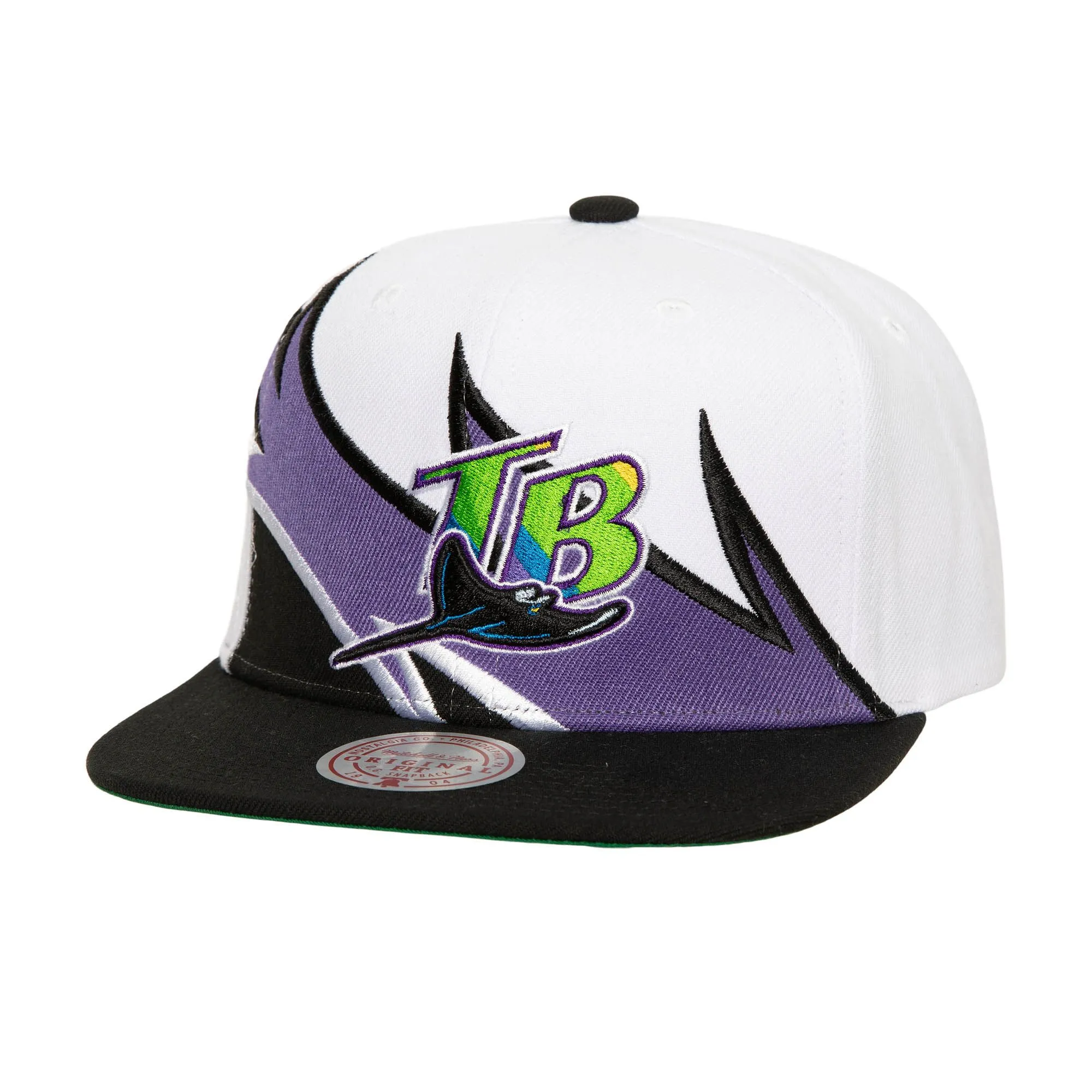 Mitchell & Ness Men's Mlb Waverunner Snapback Coop Rays - White sold by Zulily