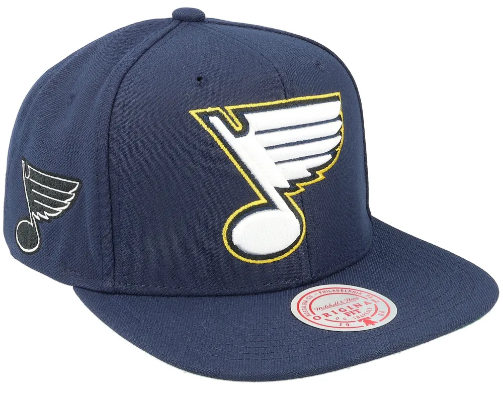 Mitchell & Ness Men's Nhl Alternate Flip Snapback Blues sold by Zulily
