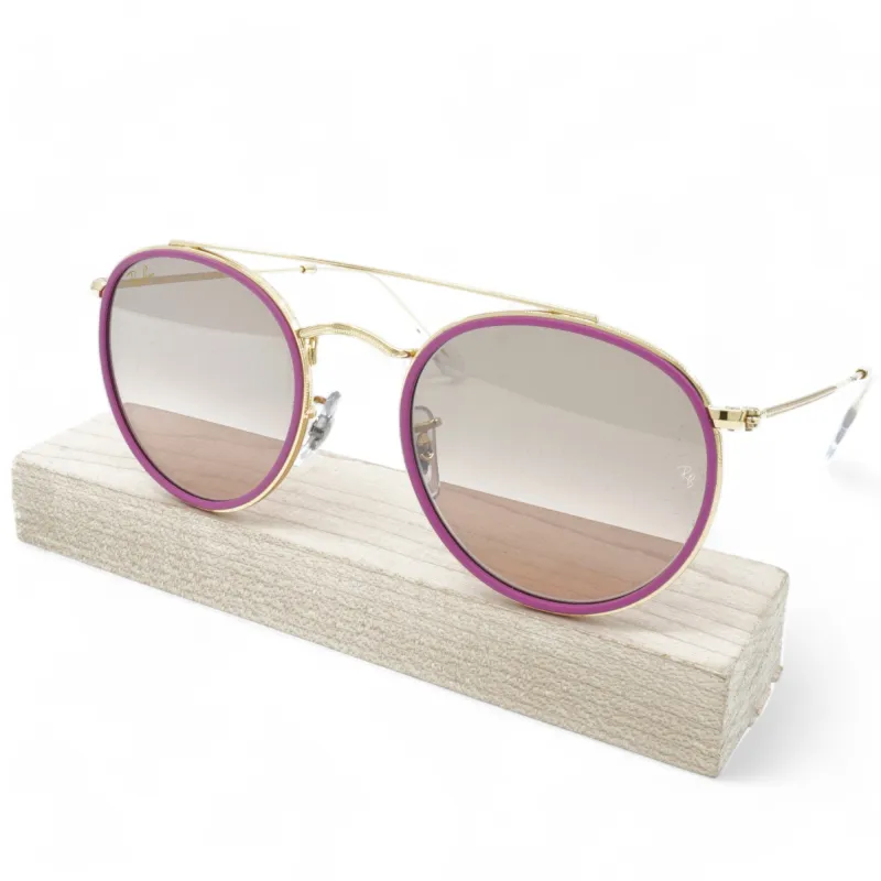 Ray-Ban Unisex Round Double Bridge Sunglasses - Rb3647N-9237/3E_51 sold by Zulily