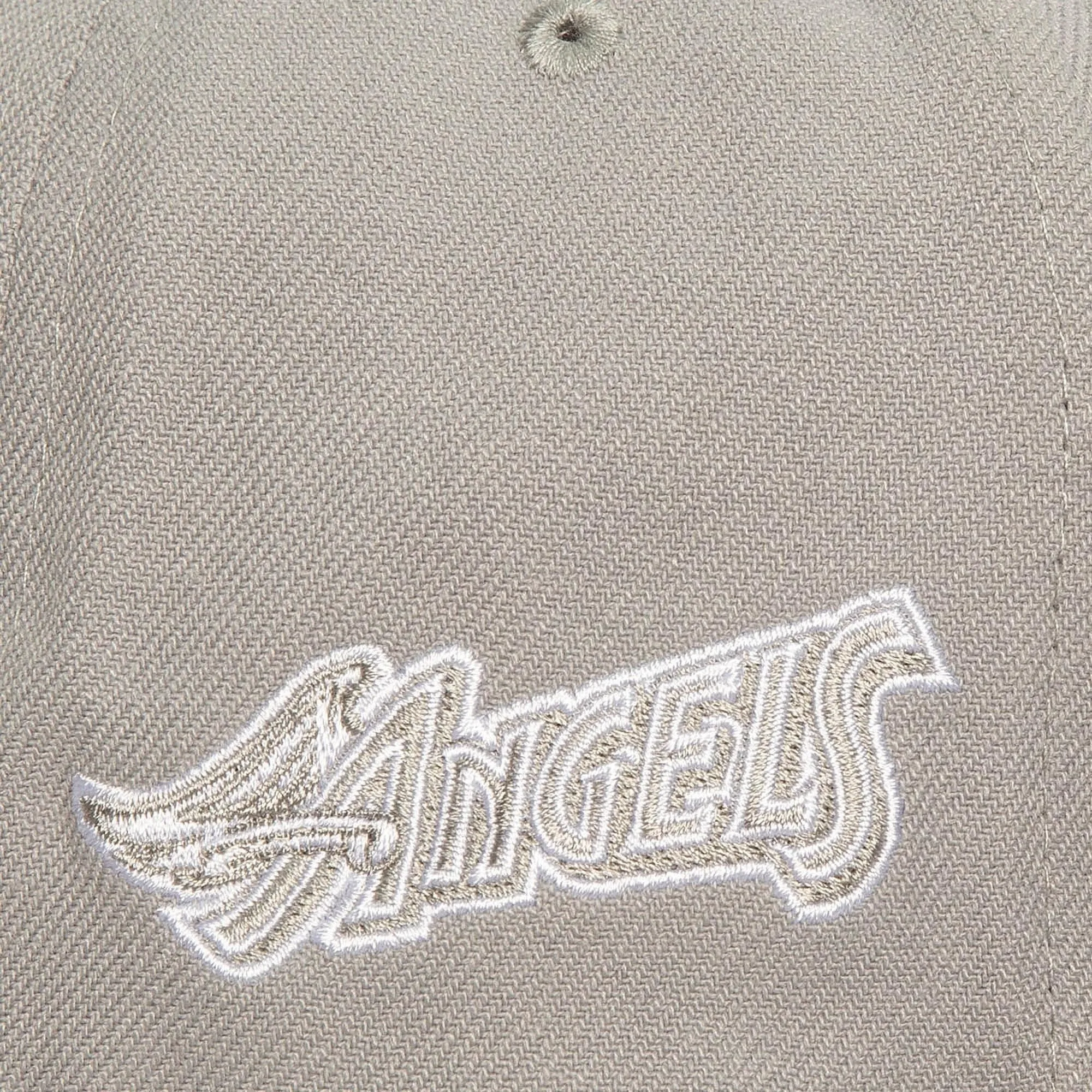 Mitchell & Ness Men's Mlb Evergreen Grey White Snapback Coop Angels sold by Zulily product image thumbnail 4