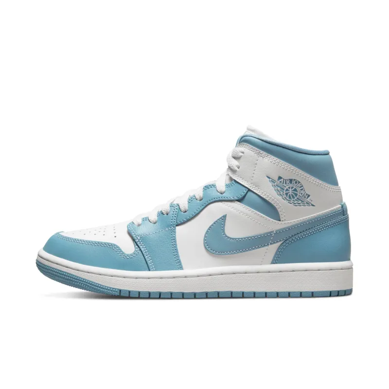 Air Jordan Women's Retro 1 Mid 'Unc (2022)' (W) - Bq6472-141 sold by Zulily