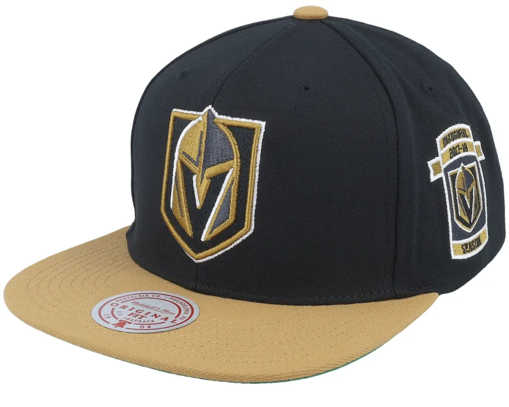 Mitchell & Ness Men's Nhl 2 Tone Side Patch Snapback Knights sold by Zulily