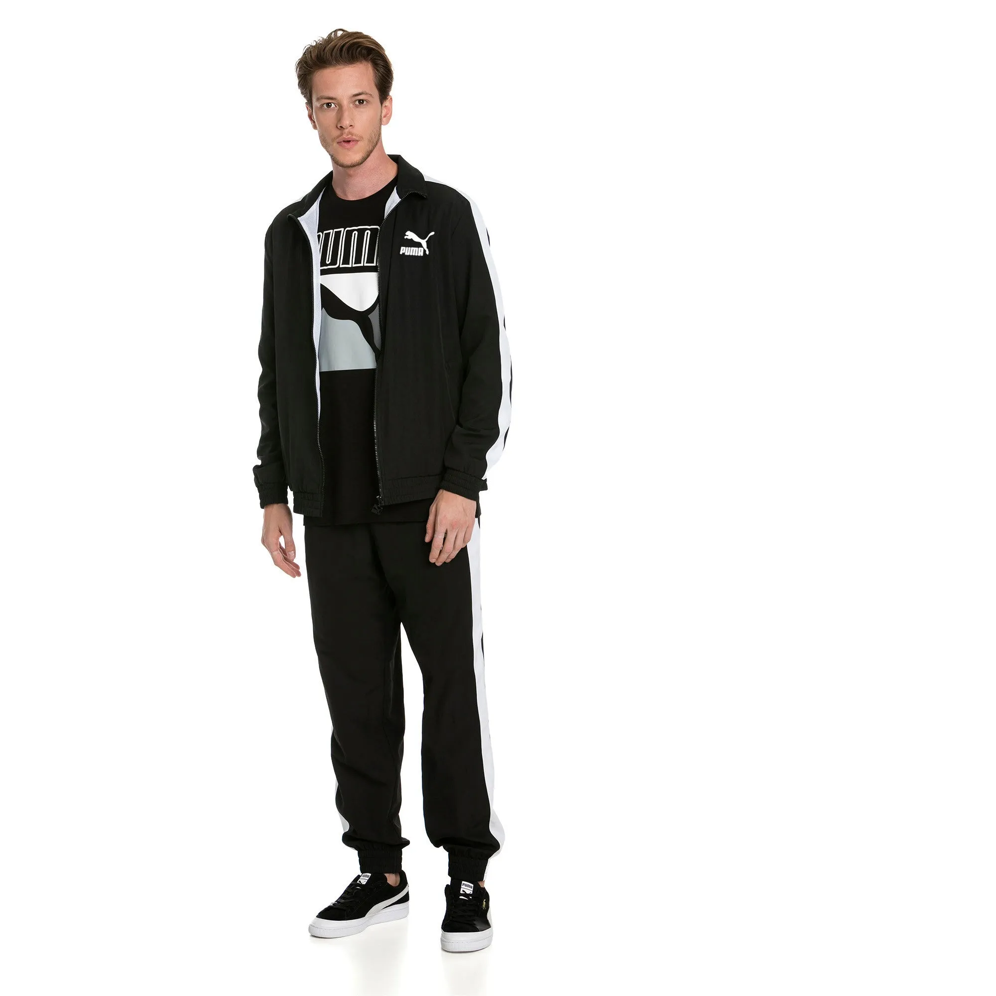 Puma Men's Iconic T7 Track Jacket Woven - 577977-01 sold by Zulily product image thumbnail 3