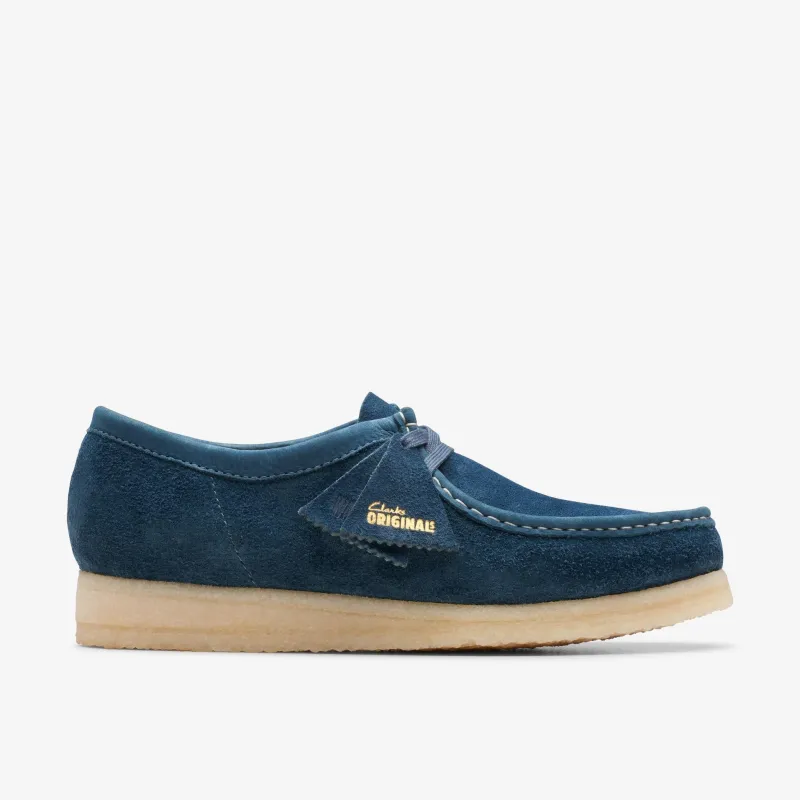 Clarks Men's Wallabee - Navy/Teal Sde sold by Zulily
