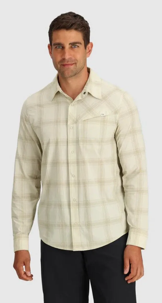 Outdoor Research Men's Astroman Button Long Sleeve Upf 30 Sun Shirt - 282279-2709 sold by Zulily