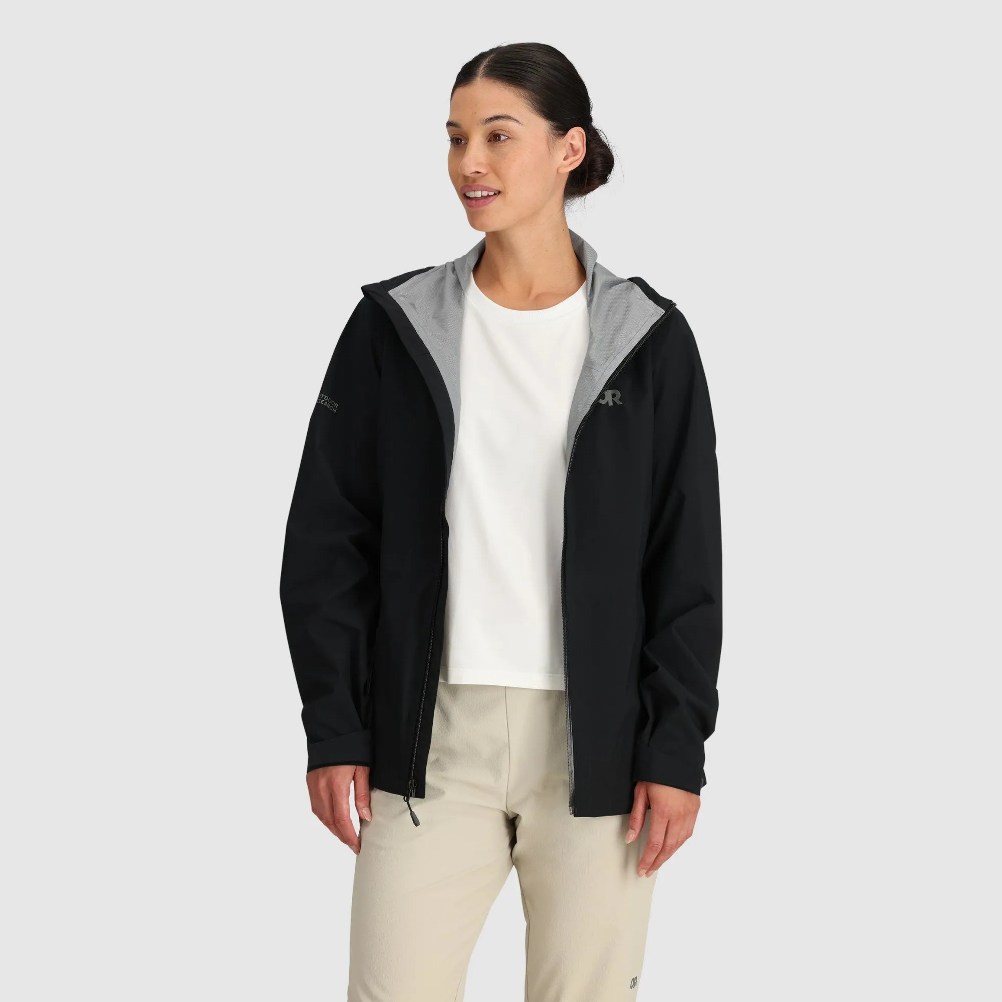 Outdoor Research Women's Stratoburst Stretch Waterproof Rain Jacket - 300894-0001 sold by Zulily product image thumbnail 4