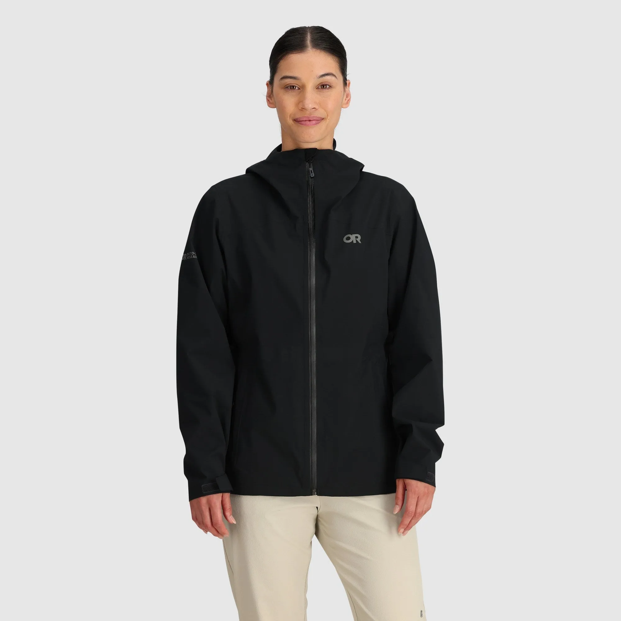 Outdoor Research Women's Stratoburst Stretch Waterproof Rain Jacket - 300894-0001 sold by Zulily product image thumbnail 2
