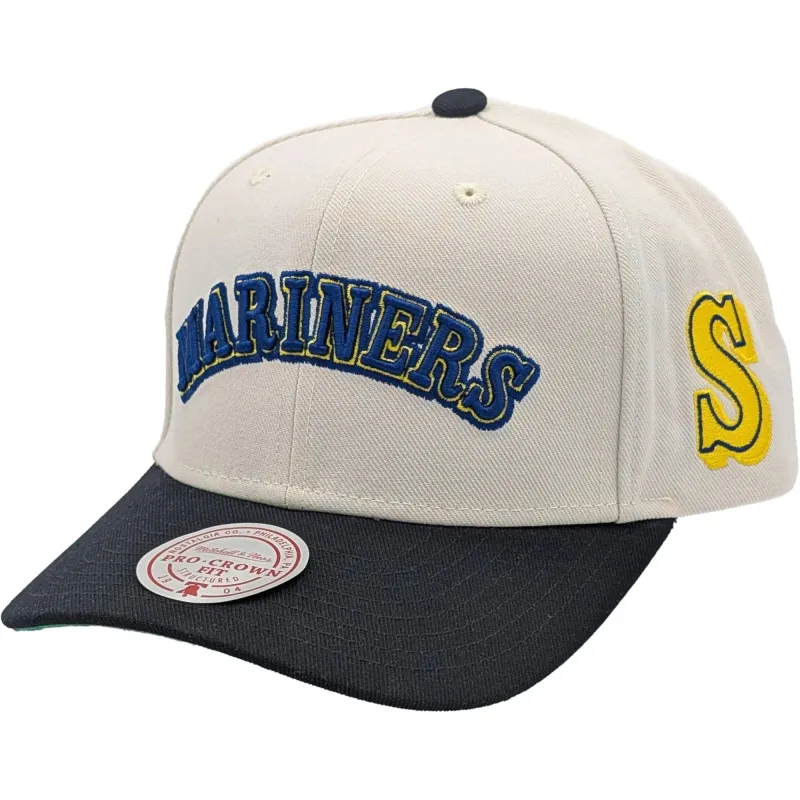 Mitchell & Ness Men's Mlb Off Word Pro Snapback Coop Mariners - Hp11517-Smaofwh sold by Zulily